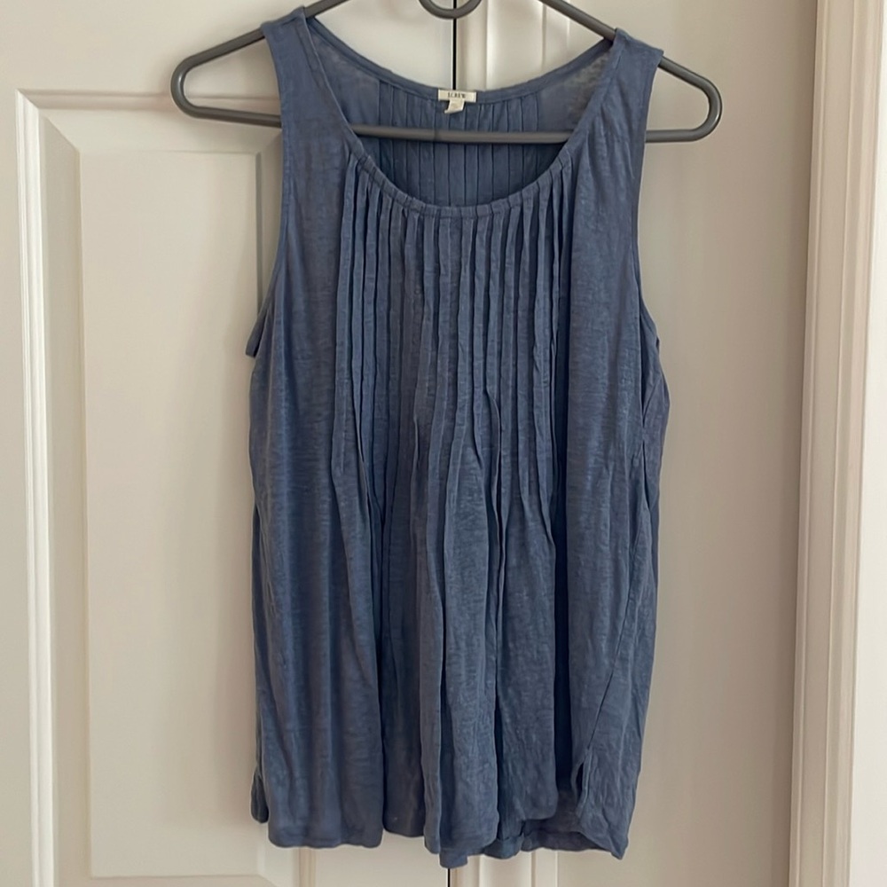 Jcrew top with pleats